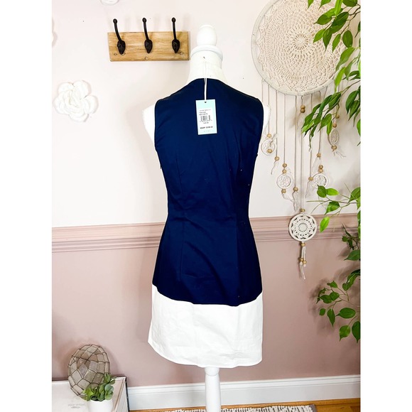 STS SAIL TO SABLE Mini Dress ColorblockTunic Shift NWT Size XS Navy White - Picture 7 of 10